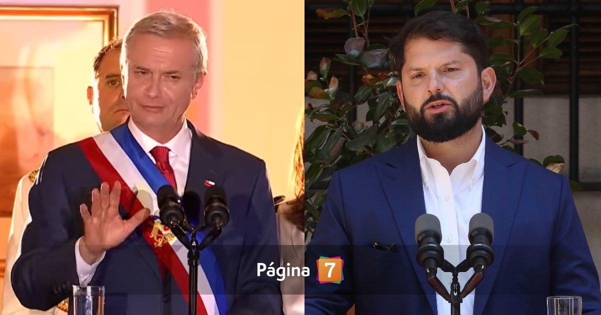 La llamativa reacción del presidente Kast por gritos contra Boric en su ...
