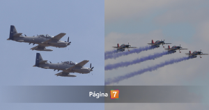 ¿Los escuchaste? Aviones de la FACh sobrevolaron Santiago durante la mañana del sábado