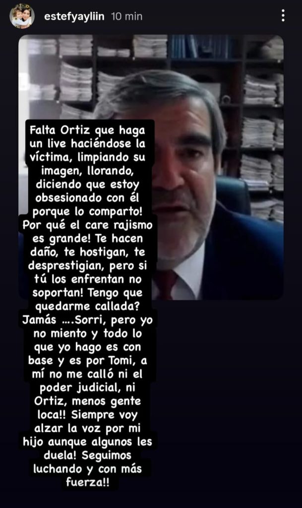 Madre de Tomás Bravo y su descargo contra el fiscal Ortiz