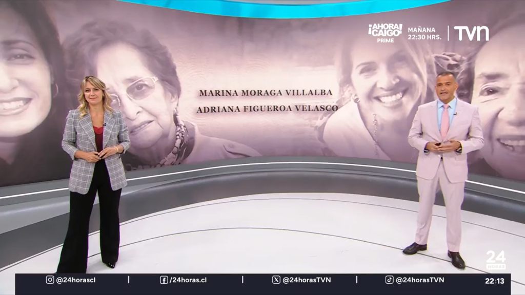 El homenaje de noticiero a Monserrat Álvarez y Carola Gutiérrez tras muerte de sus madres