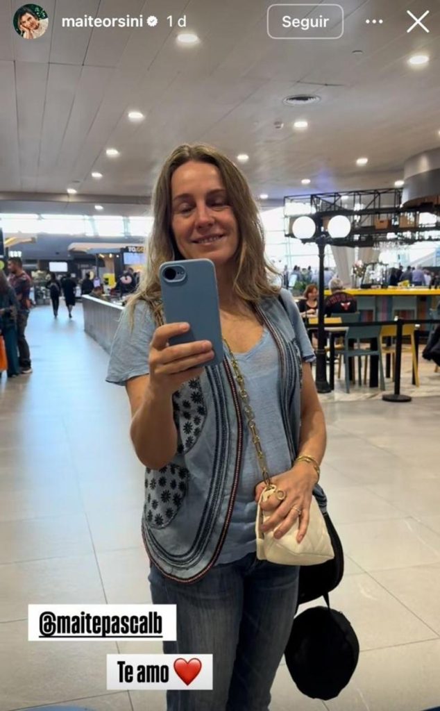 Maite Orsini dejó Chile para comenzar una nueva vida en Europa: tuvo especial visita antes de irse 