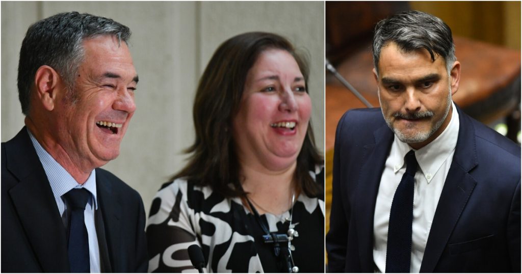 Manuel José Ossandón, Paulina Vodanovic y Javier Macaya