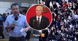 Equipo de CHV fue agredido en plena marcha estudiantil contra las políticas del gobierno de Kast