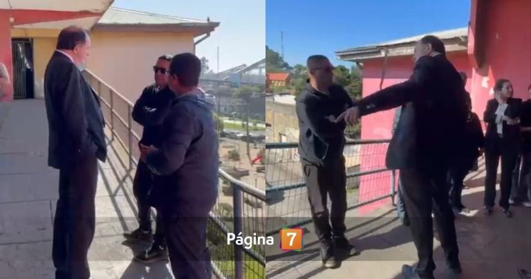 Registran tenso cruce entre ministro Iván Poduje y vecino de Coronel: “Si no te gusta...”