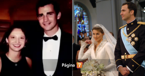 Mónica Pérez y el Rey Felipe de España con Letizia