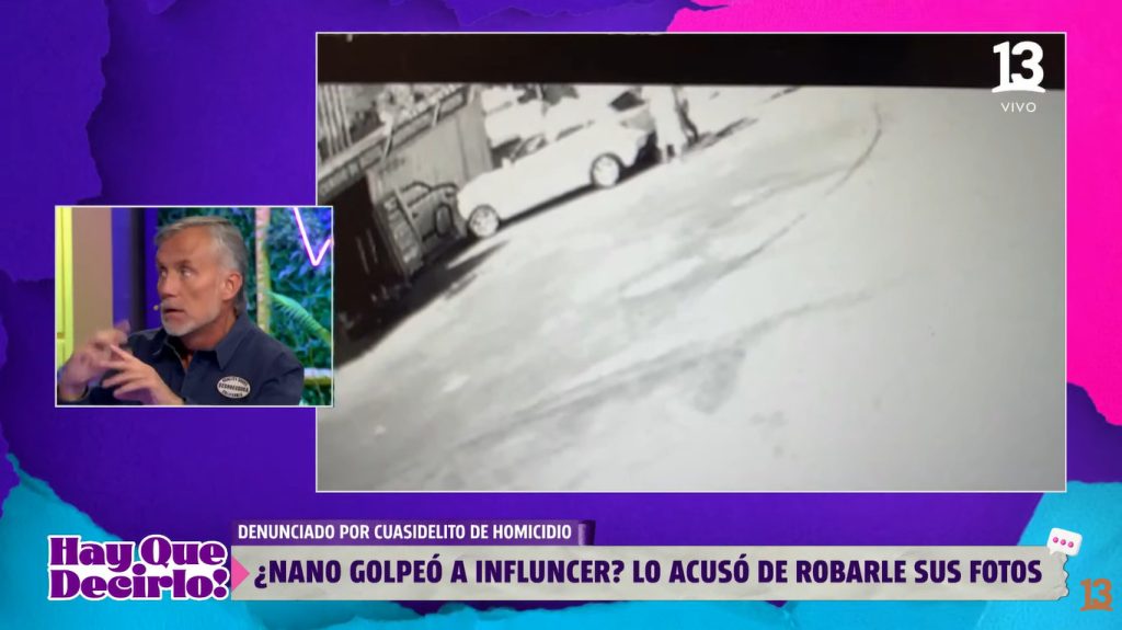 Revelan inéditas imágenes de la supuesta golpiza de Nano Calderón a influencer 