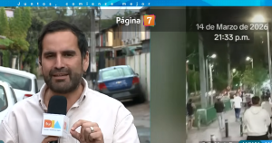 No se vio en pantalla: notero vivió divertida situación con un perro durante despacho en Tu Día