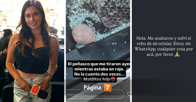 Paulina Padilla, periodista del matinal de CHV, relata violento asalto que sufrió a bordo de su auto