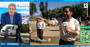 Periodista de Tu Día recibió amenazas durante despacho en vivo: "Me tiene grabado, nos va a funar"