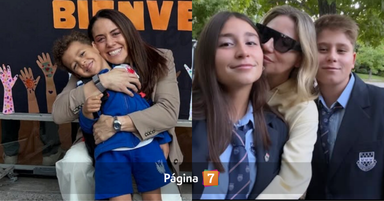 De Natalia Duco a Gissella Gallardo: los famosos que compartieron la vuelta a clases de sus hijos