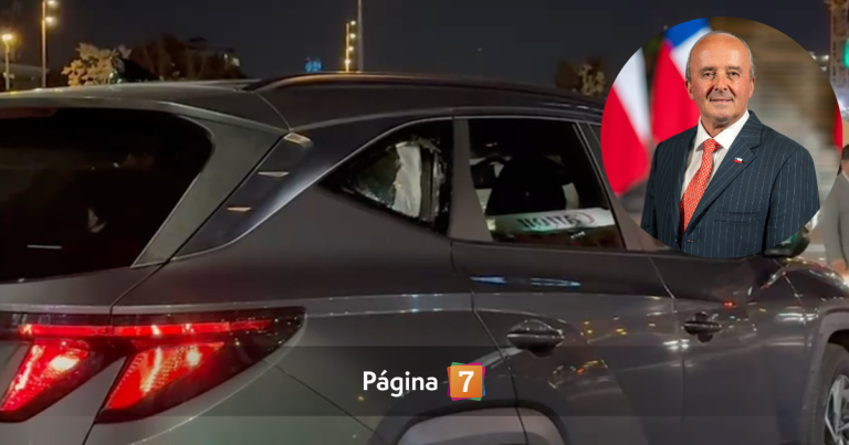 Atacan con piedras auto del subsecretario de Relaciones Exteriores en Santiago