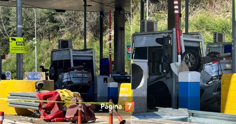 Accidente en peaje de Concepción destapa presunto secuestro y ataque a mujer
