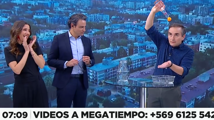 Alejandro Sepúlveda intentó experimento en vivo pero terminó protagonizando chascarro