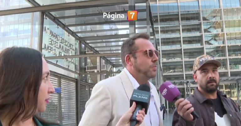 Francisco Kaminski se enfrentó a la prensa tras audiencia: 