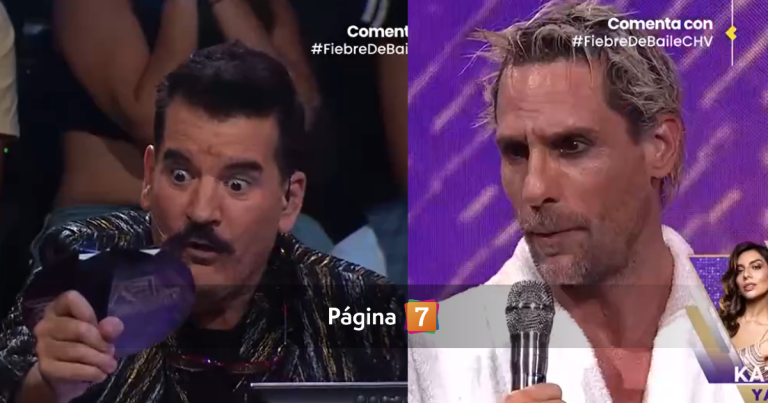 Gonzalo Valenzuela expuso en vivo en Fiebre de Baile a Vasco Moulian: 