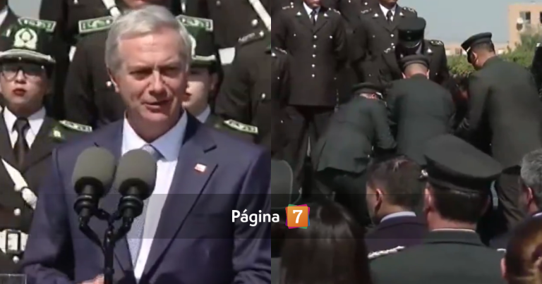 Incómodo momento para Kast: alumnos de Gendarmería se desvanecen durante ceremonia