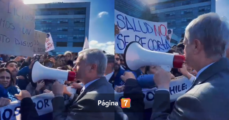 Con gritos y megáfono en mano: el tenso enfrentamiento que vivió Kast con manifestante en Temuco