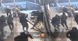 Detective de la PDI mató a asaltante que lo apuñaló en Estación Central: cámara captó hecho