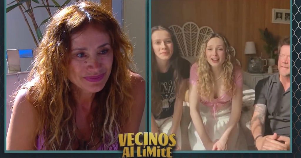 Alejandra Fosalba se emocionó con gesto de sus hijas en Vecinos al Límite