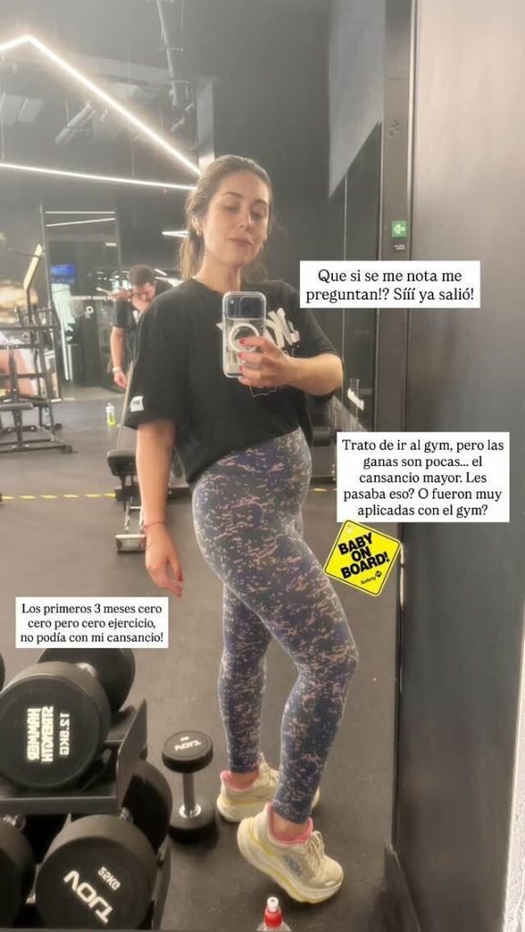 Ana María Silva mostró su incipiente pancita de embarazo