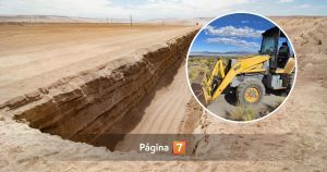 Sorprenden a dos bolivianos tapando zanjas con retroexcavadora en Colchane: fueron detenidos