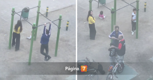 Las reacciones de video viral de Boric en paseo familiar: 