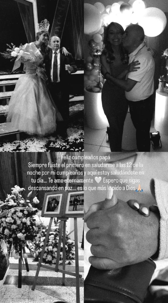 Camila Andrade dedicó emotivo mensaje en cumpleaños de su padre: