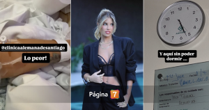 Coté López mostró su sufrimiento en Clínica Alemana por mala atención y fuertes dolores: 