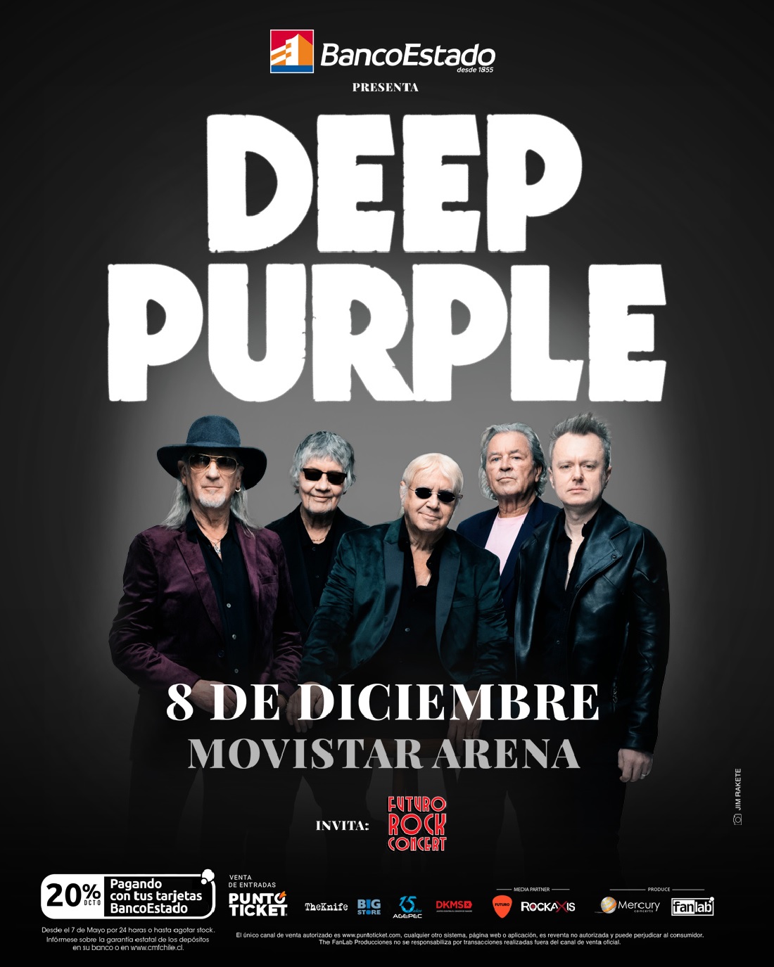 Deep Purple agenda concierto en Chile con tour que recorre su catálogo ...