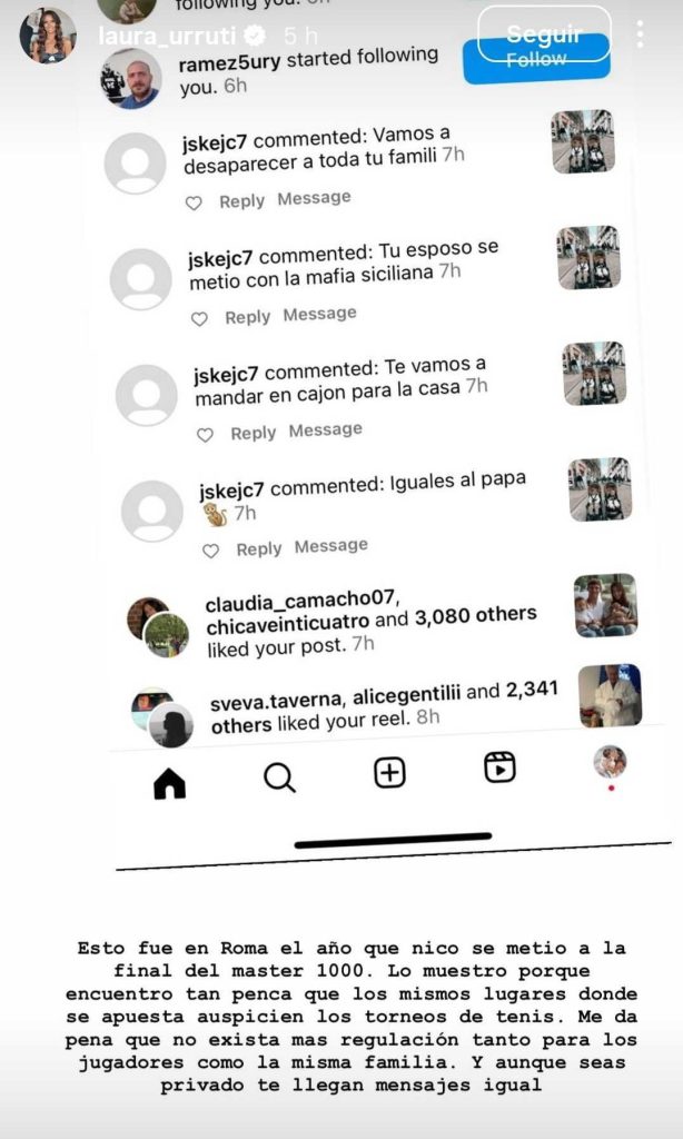 Esposa de Nicolás Jarry reveló amenazas a su familia