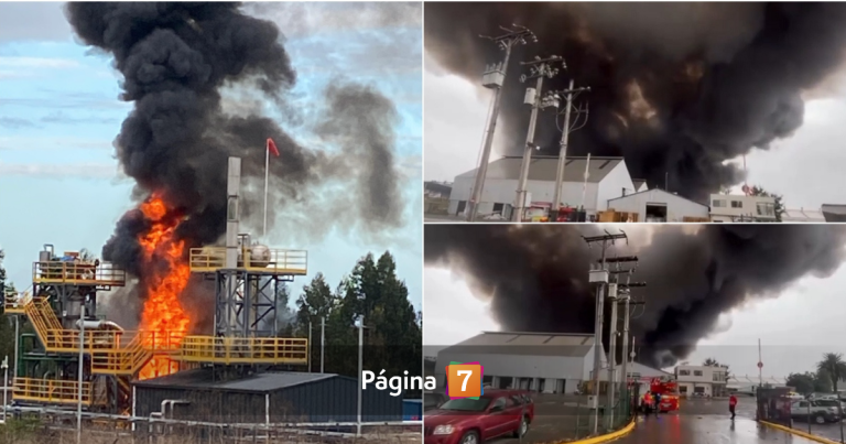 Video muestra gran magnitud de incendio en planta industrial en El Monte