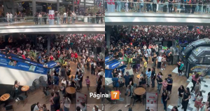 Influencers desatan caos en Mallplaza Vespucio tras anunciar que lanzarían  $700 mil pesos