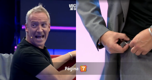 "¡No me graben!": Martín Cárcamo sufrió problema con su pantalón y tuvo que cambiarse en vivo