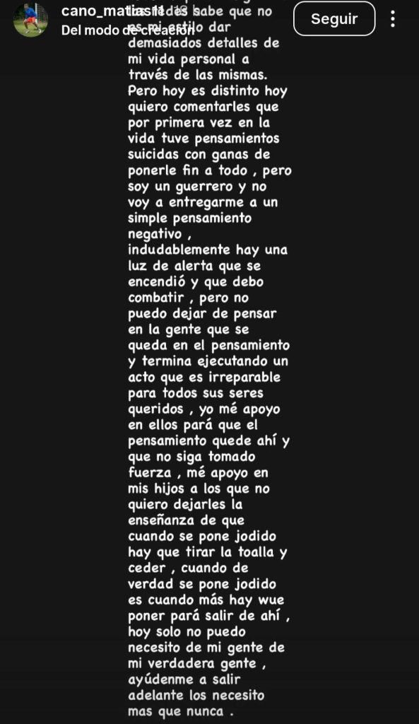 Exarquero de Coquimbo Unido, Matías Cano, reveló pensamientos suicidas