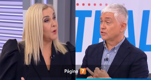 Pamela Jiles e Iván Valenzuela