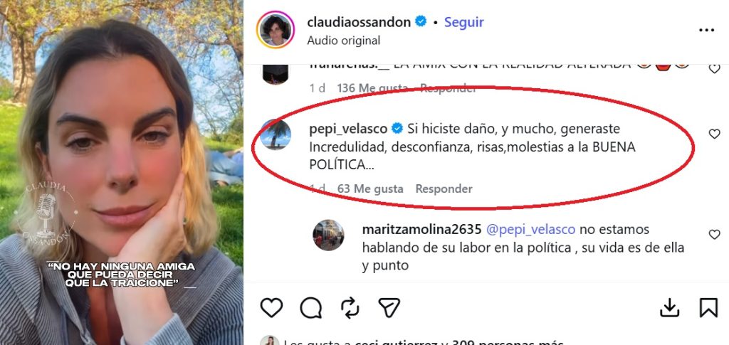 Pepi Velasco arremete contra Maite Orsini