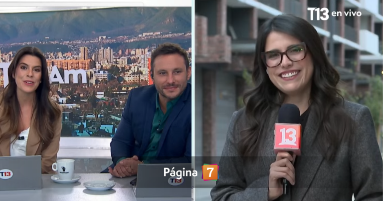 Periodista de Canal 13 dijo adiós a noticiero AM y fue despedida por sus compañeros: 
