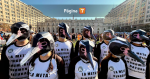 Pingüinos de Humboldt en la Maratón de Santiago: así fue la intervención de Greenpeace en la carrera