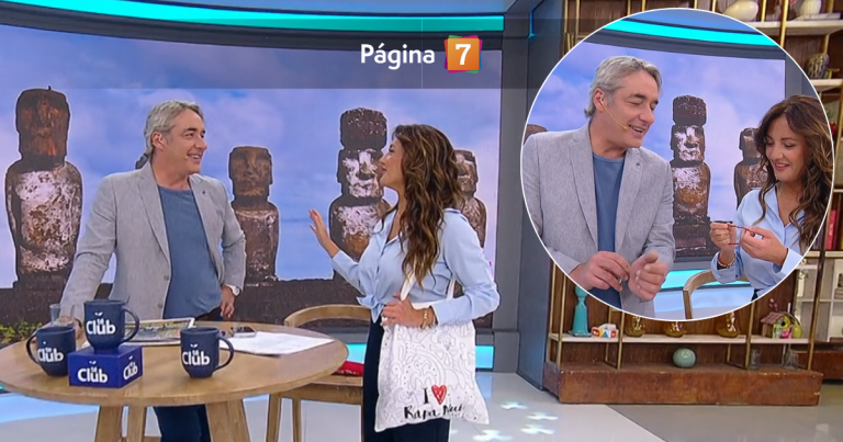 Priscilla Vargas volvió de Rapa Nui con significativo regalo para Repenning: 