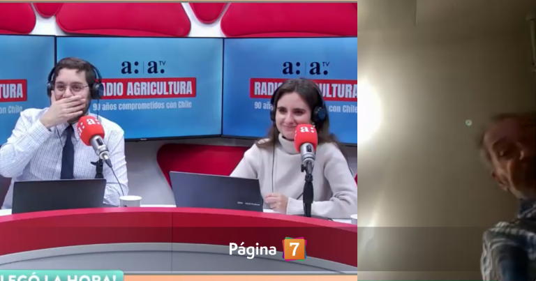 Descolocó a periodistas: invitado fue al baño sin apagar la cámara y siguió entrevista como si nada