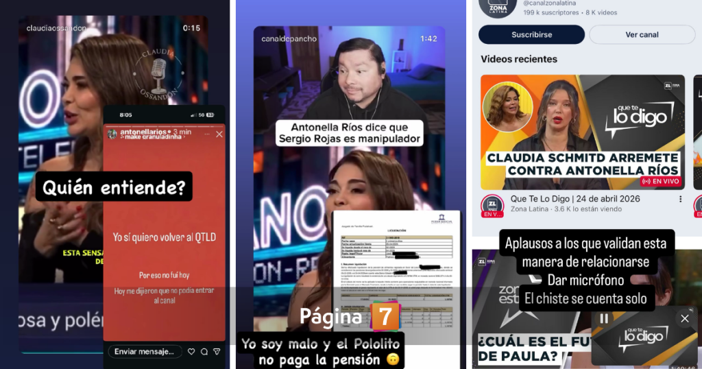 "Y el pololito…": Sergio Rojas arremetió contra Antonella Ríos tras Primer Plano y ella respondió