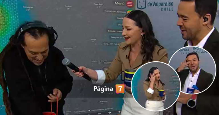 Con ojos llorosos: Andrea y Eduardo emocionados con reacción de trabajador de CHV a especial gesto