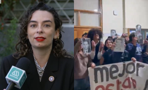 Diputada Rodríguez y su reclamo tras funa en U. de Chile Solo les pasa a los que son de derecha