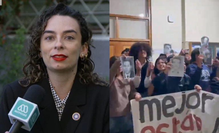 Diputada Rodríguez y su reclamo tras funa en U. de Chile: 