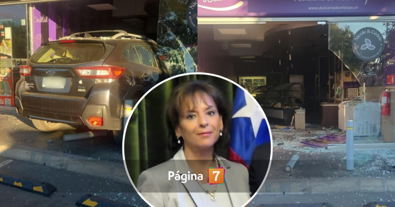 Exministra de la Corte de Apelaciones chocó contra cafetería en La Reina: trabajadora resultó herida
