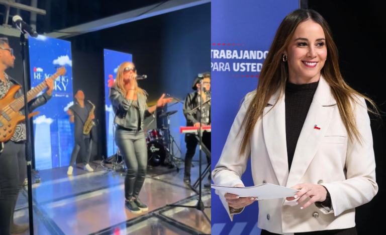 Viralizan video de Mara Sedini cantando con su banda a días de dejar La Moneda