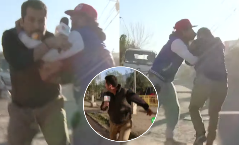 “¡Rodrigo, sal de ahí!”: periodista de Tu Día sufrió violenta agresión durante despacho en vivo
