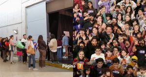 Con cerca de mil niños reunidos en TVN : así fue el casting masivo del Ahora Caigo Kids