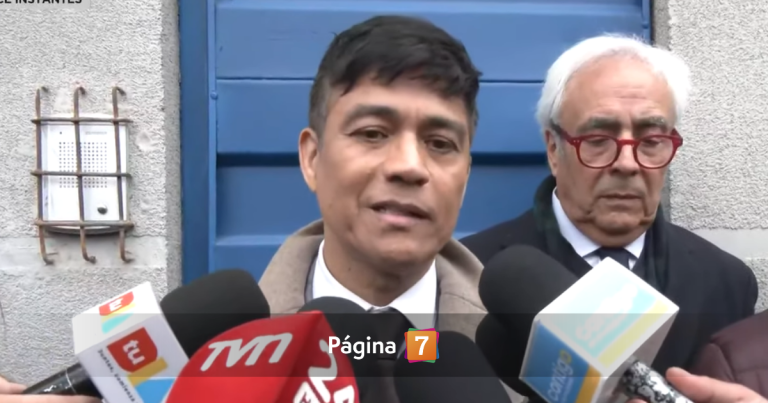 La reacción de Américo tras salir de audiencia de formalización por VIF contra Yamila Reyna