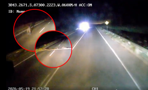 Video muestra momento exacto en que camionero esquivó emboscada armada en La Araucanía